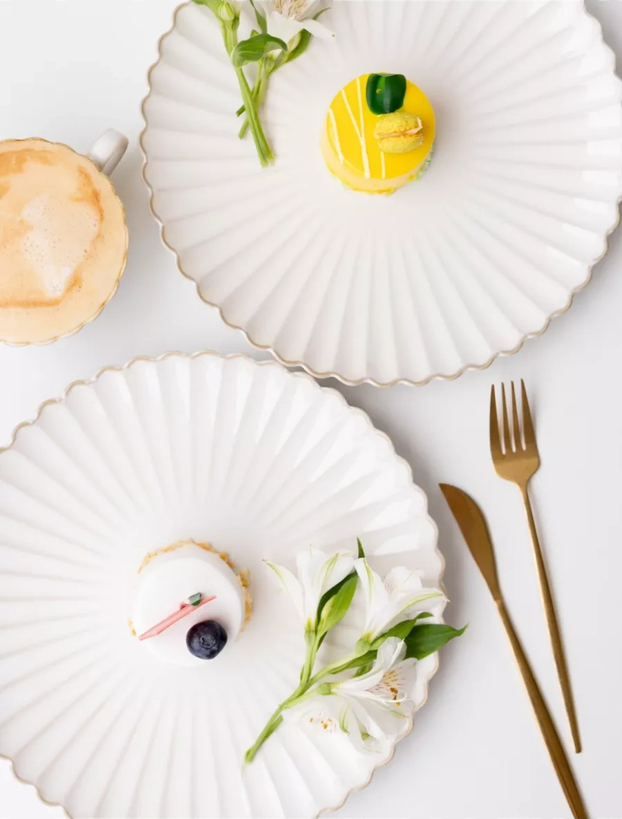 Perex 2 Adet Seramik Tabak Seti, 20 Cm 215800849 Bej