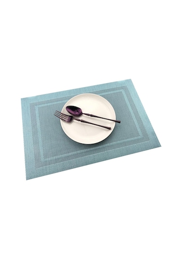 Kahverengi Tablemat 6 Adet Pvc Mutfak Yemek Placemats Masa Yemeği Mat Coaster Su Geçirmez Masa Pedi Bireysel Danteller Fincan Paspaslar Kahverengi