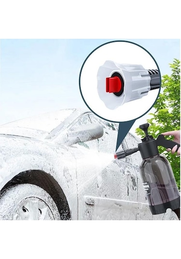 Polham 2 Litre Yüksek Basınçlı Araç Yıkama Köpük Püskürtücü El Pompası, Otomobil, Bahçe, Temizleme Pompası
