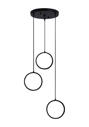 3'lü Çap:35 Sarkıt Led Lamba Vxl00068 Siyah - Sarı
