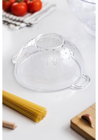 Akrilik Şeffaf Mini Pirinç Süzgeçi & Bakliyat Süzgeçi 3 Su Bardağı Ölçülü Diğer