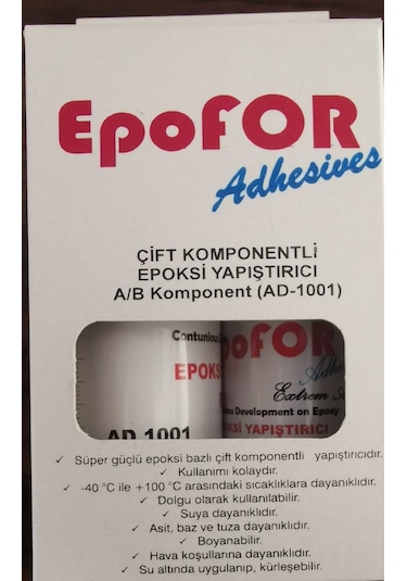 Epofor Ad-1001 Çift Komponentli Epoksi Yapıştırıcı