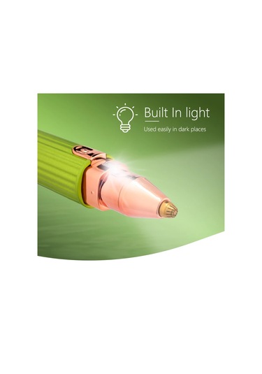 Şarj Edilebilir Elektrikli Kaş Düzeltici Epilatör Yeşil Diğer