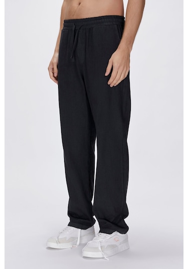 Bad Bear Flow Siyah Erkek Pantolon Siyah