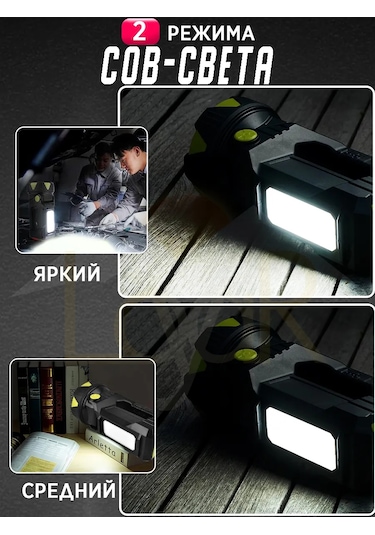 Loyar Çift Taraflı Kamp El Feneri Polis Lambası 388190046 Diğer