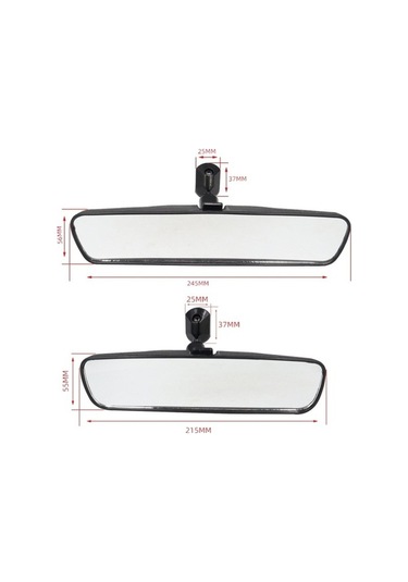 Wondernest 8 İnç Geniş Alan Görüşlü Araç Yardımcı Aynası, Kolay Kurulum