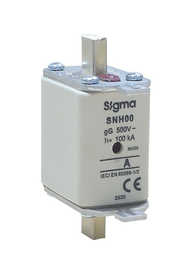 100 Ka 125a Nh01 Çift Göstergeli Bıçaklı Sigorta