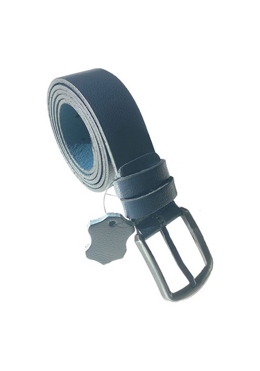 Efluce Erkek Hakiki Deri Kemer 4cm Lacivert