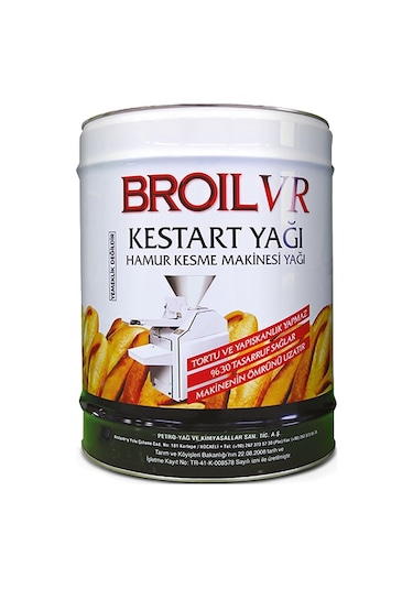 Broil VR Kestart Yağı Hamur Kesme Makinesi Yağı