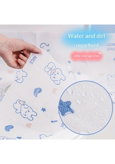 Willowhaven 50lu Yapışkanlı Portatif Klozet Kılıfı Sevimli Karakterli Banyo Aksesuarı Tekli Paket