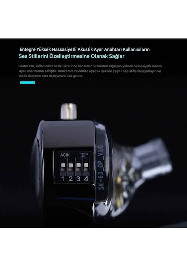 Kz Castor Pro Bass Versiyon 2dd Iem Kulak Içi Kulaklık Mikrofonlu Castor Pro