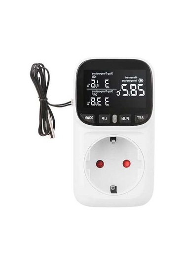 Ulzyvf 230v 16a Akıllı Termostat Priz - Akvaryum İçin Dokunmatik Ekran, Soğutma/ısıtma Ve Zamanlayıcı, Ayarlanabilir Sıcaklık