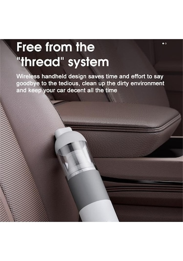 Maoyaya V01 Toz Toplayıcı Süpürgesi Siyah Şarj Kablosuz El Edilebilir Araç Db Siyah