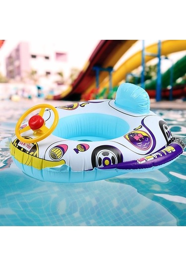 Ganzhoushop Yüzme Tekne Şamandıra Renkli Bebek Koltuğu Suntek Çoklu Bebek Ud Çok Renkli