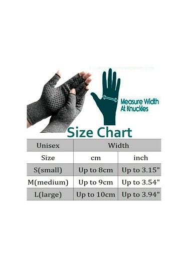 Wezone Artrit Ağrısını Azaltan Pamuklu Yarım Parmak Baskı Eldivenleri - Rahat Ve Esnek Tasarım