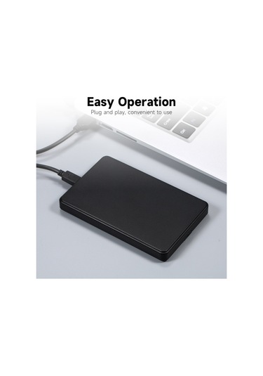 Geeroyoo 120gb Usb 2.0 Taşınabilir Harici Hdd - Hızlı Transfer, Büyük Kapasite, Darbe Korumalı, Tak&çalıştır, Siyah Jzr-gy