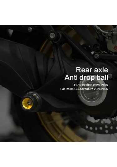 Dashanshop Bmw R1300gs Adv Siyah Tekerlek Koruyucu Arka Aks Çarpışma Kapağı