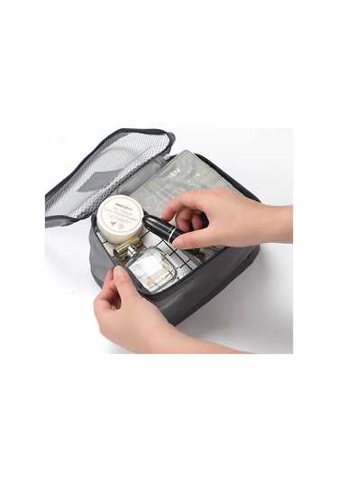 Sunshine011 6'lı Seyahat Saklama Çantası Seti, Siyah Hafif Kıyafet Koruma Düzenleyici Siyah