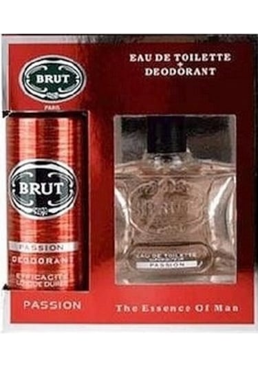 Brut Passion Erkek Parfüm EDT 100 ML + Erkek Deodorant 200 ML