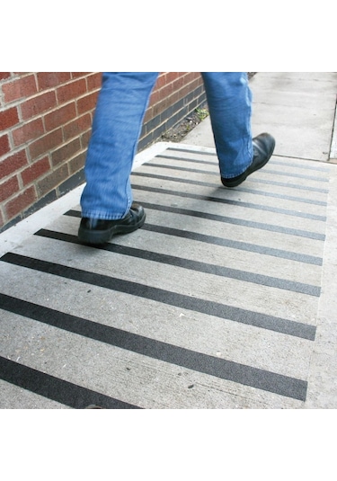 5 Cm 25 Mt Siyah Kaydırmaz Bant