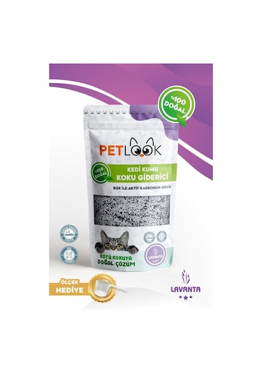Petlook Active Carbon Kedi Kumu Koku Giderici Lavanta Kokulu 300 G