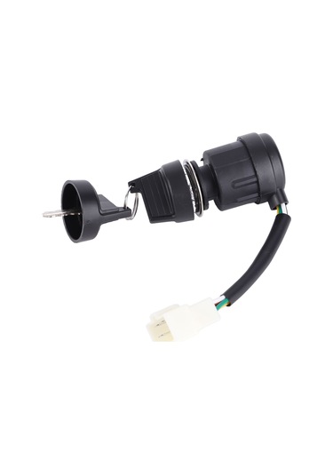 Yaozixa 5 Tel 5 Pinli Moto Atv Dune Go Kart 50-250cc İçin Güvenli Açma Kilit Anahtarı Seti 2 Anahtar