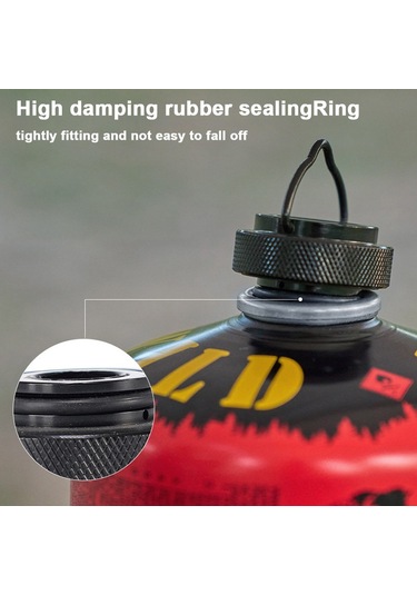 Ise Mount-açık Alüminyum Alaşımlı Gastank Kapağı Taşınabilir-siyah Siyah