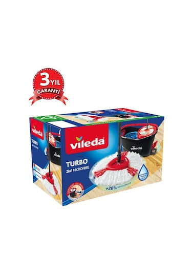 Vileda Turbo 2in1 Pedallı Temizlik Seti