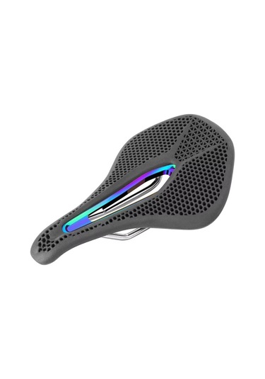 Sones Promend Sd-577 Bisiklet Petek Biyonik Yapılı Sele İçi Boş Çelik Yay Nefes Alabilen Konforlu Sele, Beden: M Siyah Yüzey Renkli Kabuk Tabanı