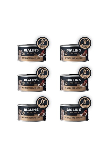 6'lı Yavru Kedi Maması - Kuzulu 100 Gram