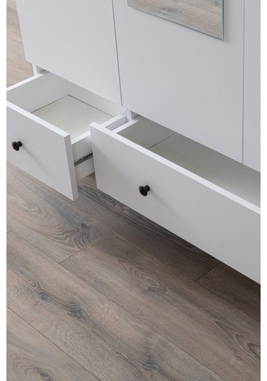 Gardırop, Bianca 4 Kapaklı Aynalı Dolap Ve Yüklük