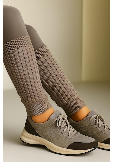 Basic Kalın Pamuk İçerikli Tozluk Taş