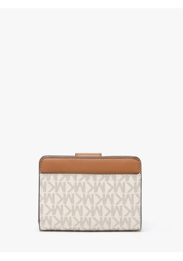 Michael Kors Cüzdan Small Signature Logo Wallet 32r4g0kf5b Beyaz