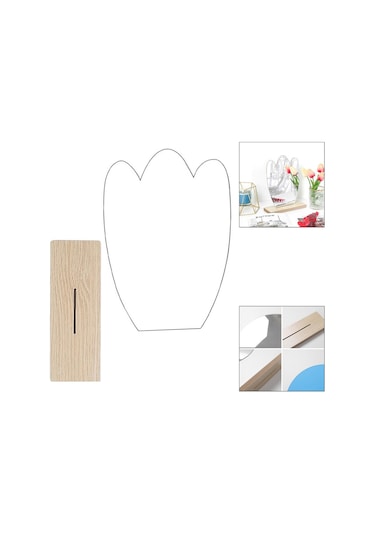 Suntek Banyo F Için Düzensiz Akrilik Makyaj Aynası Dekoratif