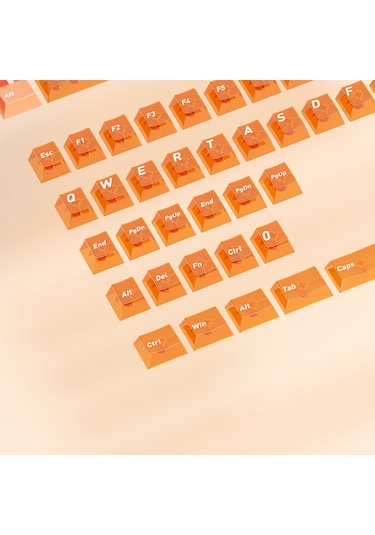 Mekanik Klavye Keycaps Rgb Şeffaf Gaming Pbt Tuş Takımı Diğer