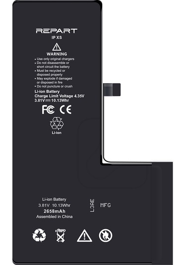 Apple Uyumlu iPhone Xs  Güçlendirilmiş Yüksek Kapasite Batarya - 2658 Mah