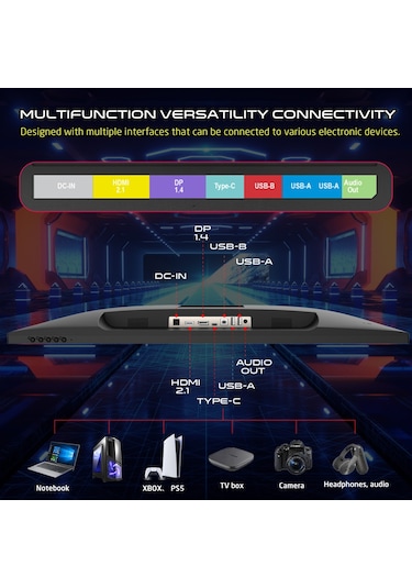 Gameon GOP28UHD144IPS 28" 1 MS 144 Hz IPS 4K Oyuncu Monitörü Siyah