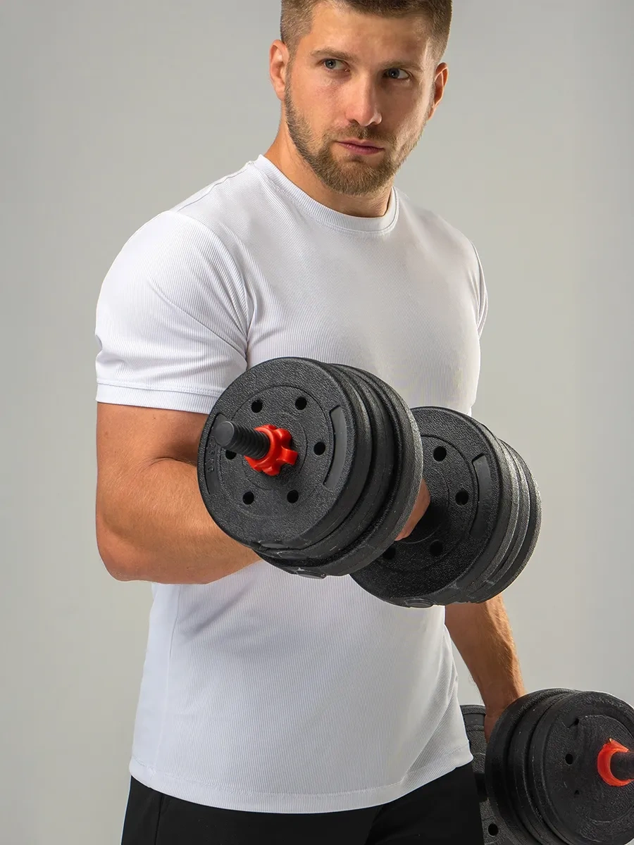 Happyfox Spor Düz Renkli Çubuklu Tişört 258033692 Beyaz