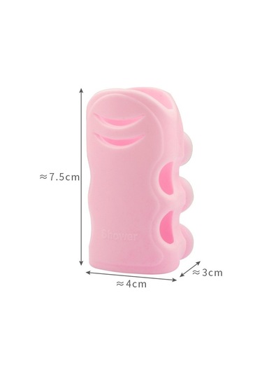 Primepickings Mavi 1 Adet Duvara Montaj Vantuz Parantez Yumruksuz Duş Braketi Duş Başlığı Vantuz Banyo D 2 Katlı Gri