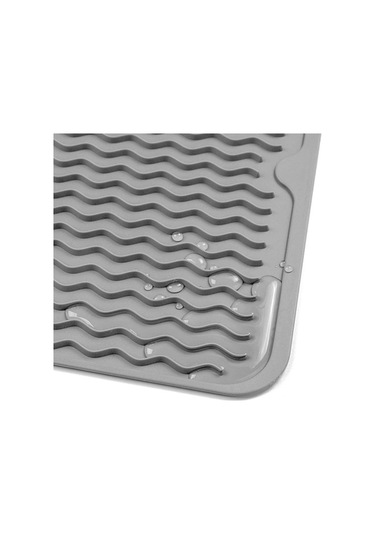 Ulzyvf Silikon Mutfak Matı, Mat Kurutma İçin Gri-a Gri Çok Bulaşık Amaçlı Yw Gri