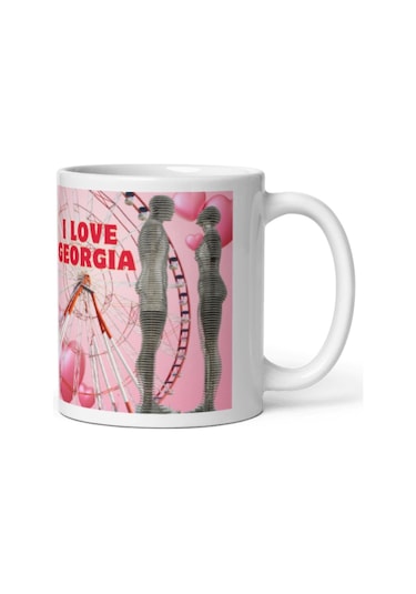 Gürcistan Kupa Bardak 2 Adet Seyahat Hatıra Georgia Mug