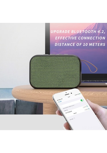 Suofeng Kırmızı Mini Taşınabilir Bluetooth Hoparlör - Dış Mekan Sporları İçin Kablosuz Fm Radyo, Usb Kart Desteği Ve Güçlü Taban Tonu