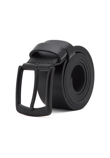 Erkek Siyah Deri Kemer 112540 Siyah