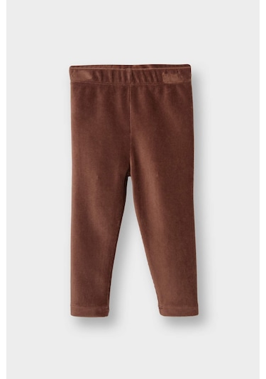 Defacto Kız Bebek Düz Paça Fitilli Kadife Tayt Y1083a225wnbn307 Kahve-bn307