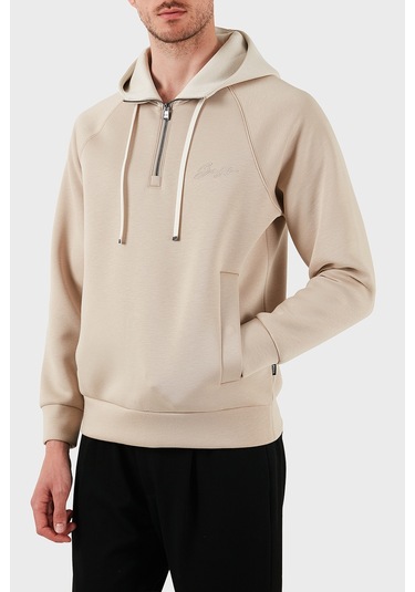 Boss Erkek Sweat 50531360 275 Bej Bej