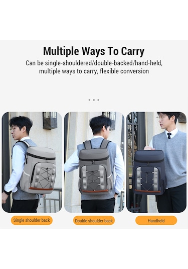 Soğutucular Sırt Çantası Yalıtımlı Sızdırmazlık Ve Y29037b Siyah