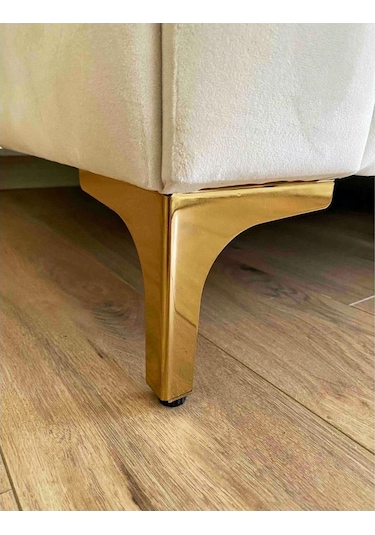 Klas Ayak Metal 12,5 Cm Altın Mobilya Koltuk Ayağı