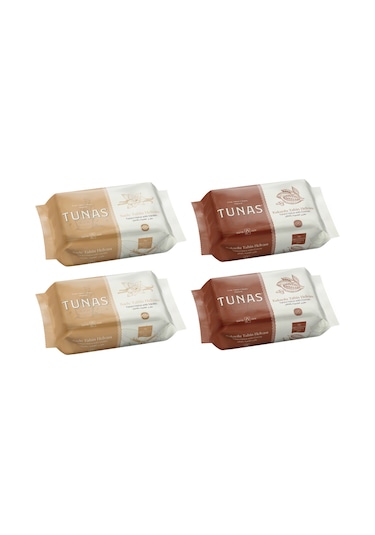 Tunas Kakaolu Ve Sade Tahin Helvası 500 Gr 4 Lü Karma Paket