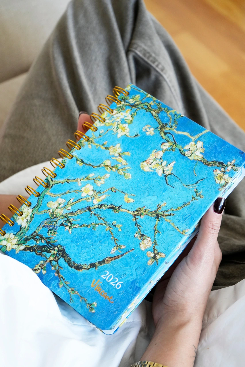 Spiralli Sert Kapak 2026 Günlük Ajanda A5 2541