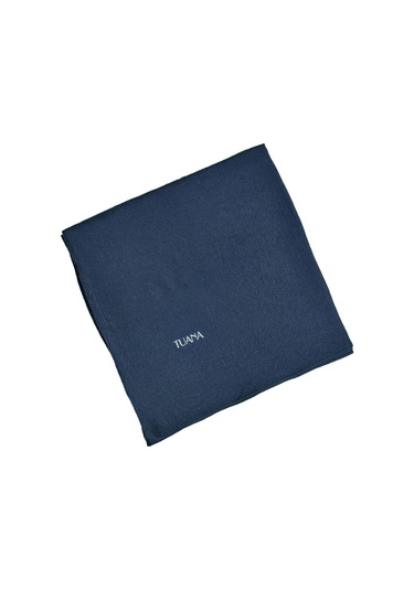 Tuana Eşarp Pamuk Jazz Eşarp 105x105cm Lacivert